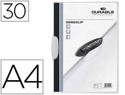 Creative Carpeta swingclip dossier pinza lateral y giratoria blanco din a4 capacidad 30 hojas