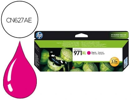 Hp Ink-jet hp 971xl x451dn x451dw/551dw x476dn x476dw x576dw magenta 6600 pag