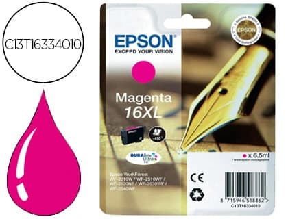 Epson Ink-jet epson 16xl wf2010w wf2510wf wf2520nf wf2530wf wf2540wf magenta 450 pag