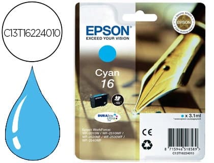Epson Ink-jet epson 16 wf2010w wf2510wf wf2520nf wf2530wf wf2540wf cian 175 pag