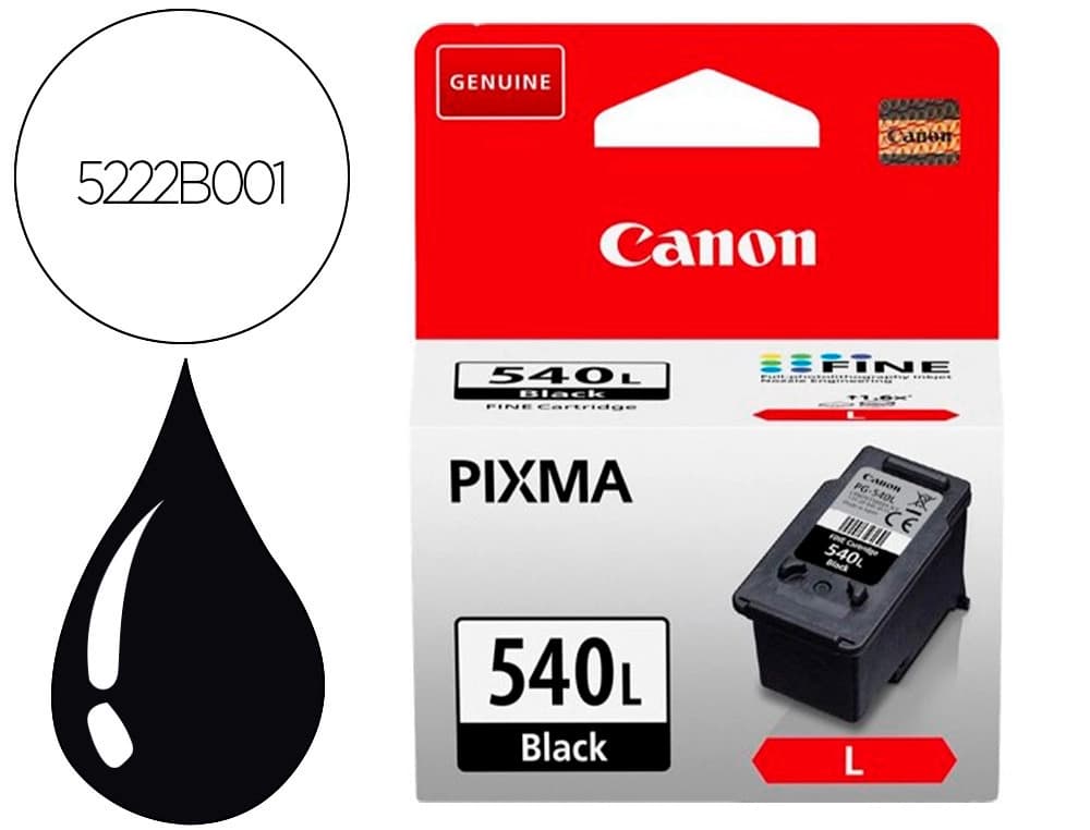 Canon Ink-jet canon pg-540l negro pixma mg2150 11ml alto rendimiento