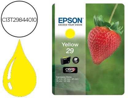 Epson Ink-jet epson home 29 t2984 xp435/330/335/332/430/235/432 amarillo 175 pag