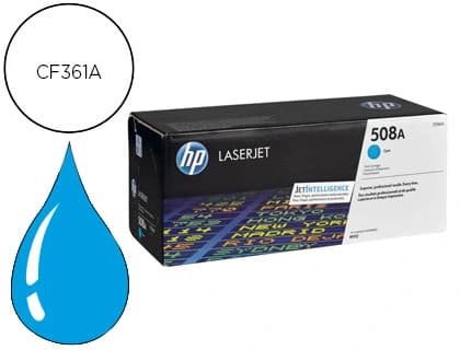 Hp Toner hp 508a laserjet enterprise m552/553/577 cian 5.000 pag