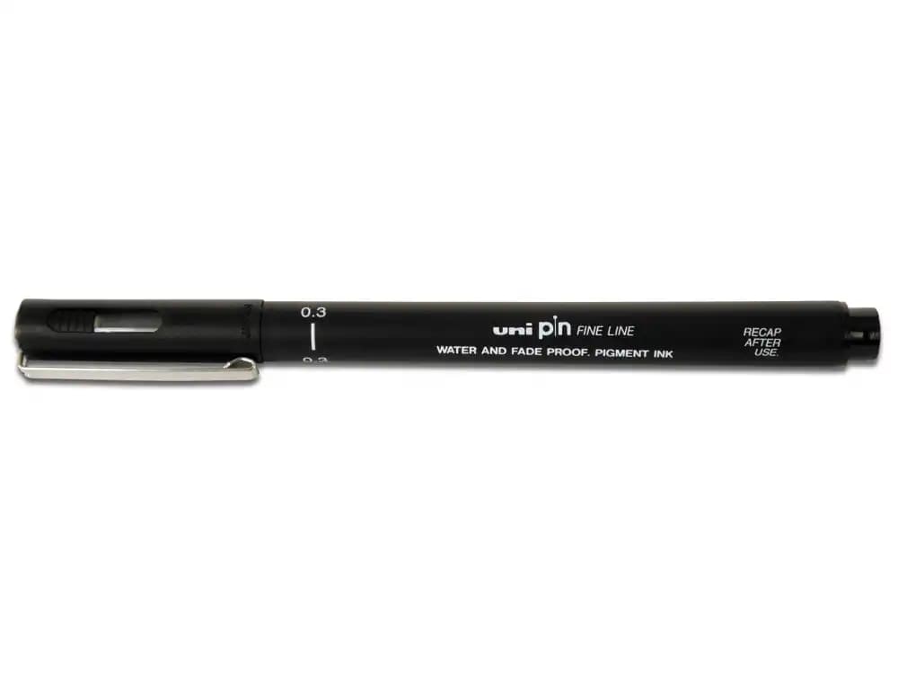 Uniball Rotulador uni pin calibrado pin03-200(s) negro