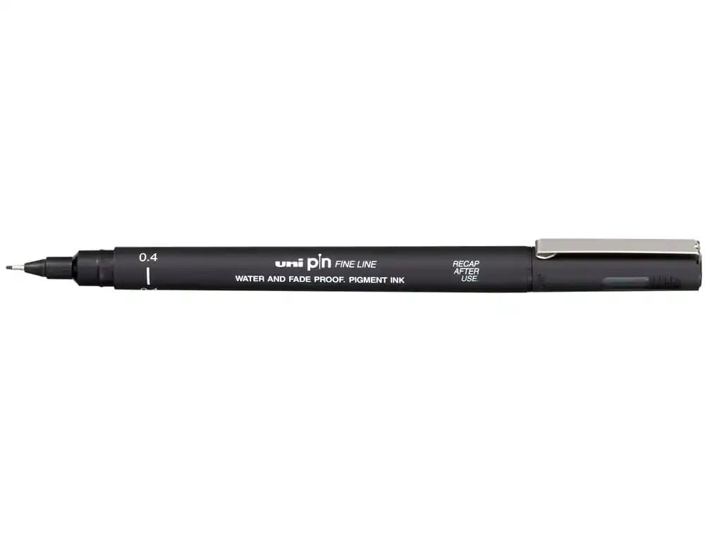 Uniball Rotulador uni pin calibrado pin04-200(s) negro