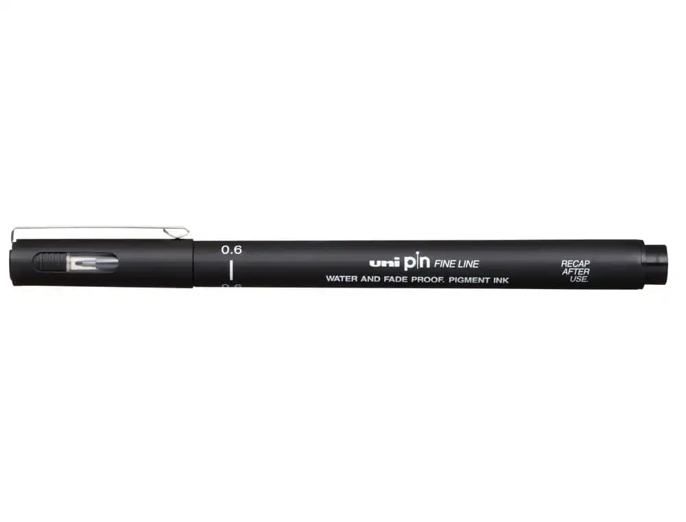 Uniball Rotulador uni pin calibrado pin06-200(s) negro