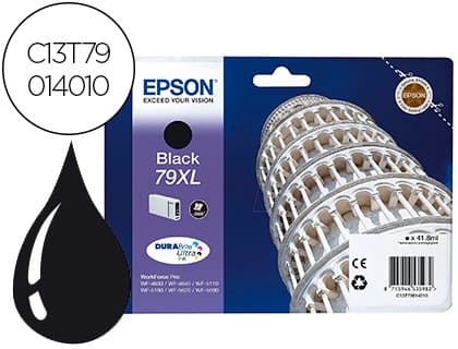 Epson Ink-jet epson 79xl 900p wf 4630 / 4640 / 5110 / 5620 / 5690 / 5690 negro 2.600 pag