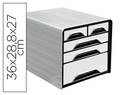 Fichero cajones de sobremesa cep 5 cajones 360x288x270 mm