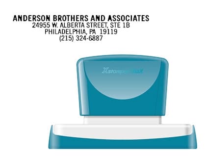 Sello x'stamper quix personalizable medidas 16x83 mm q-26