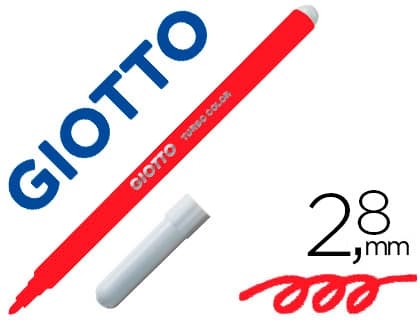 Rotulador giotto turbo color lavable punta bloqueada unidad