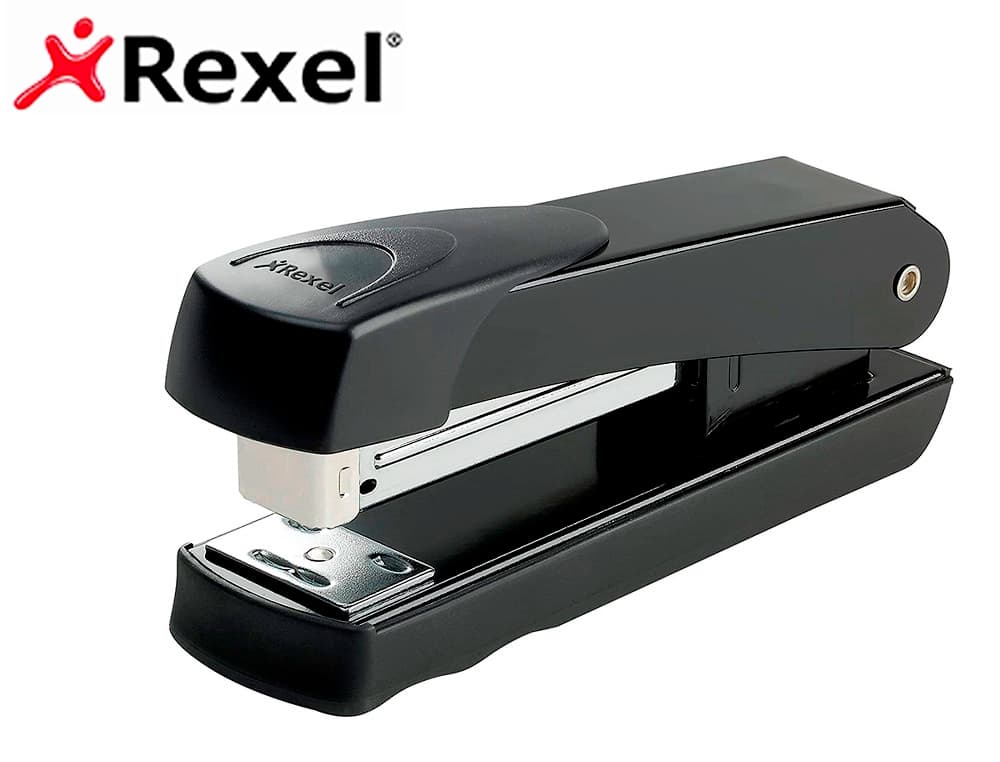 Grapadora rexel meteor metalica capacidad de grapado 20 hojas usa grapas 24/6 y 26/6