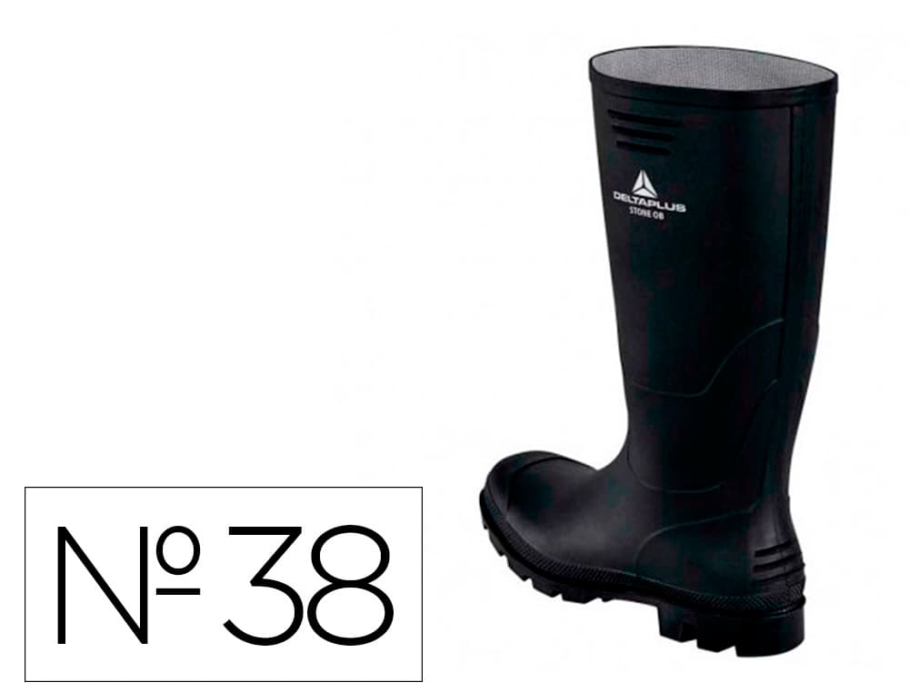 Botas deltaplus de seguridad piel crupon pigmentada suela pu bi-densidad talla 38