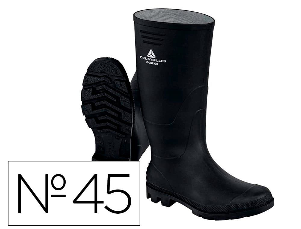 Botas deltaplus de seguridad stone pvc suela de tacos talla 45