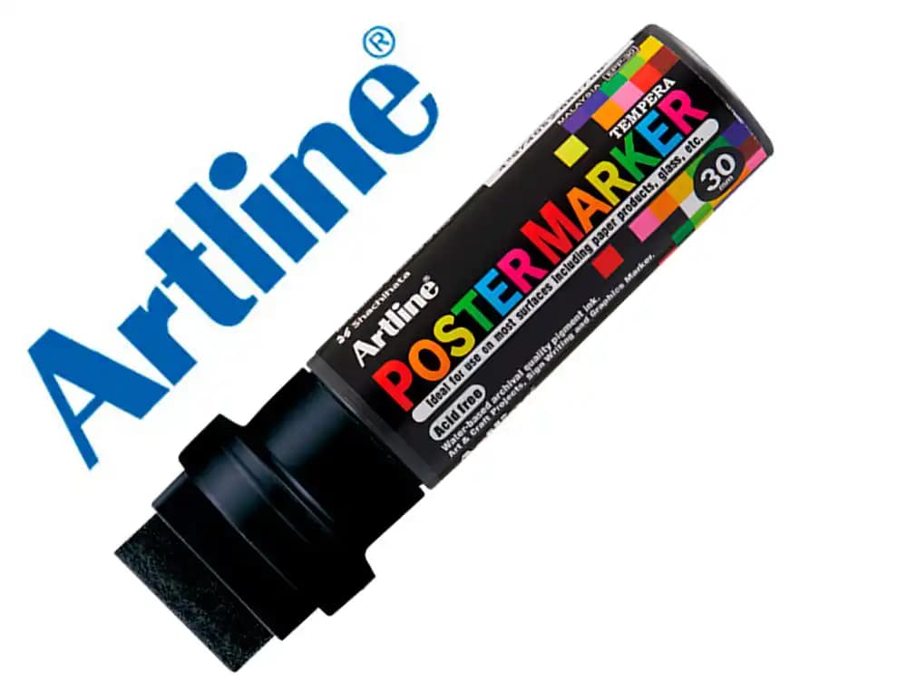 Rotulador artline poster marker epp-30 punta rectangular 30 mm