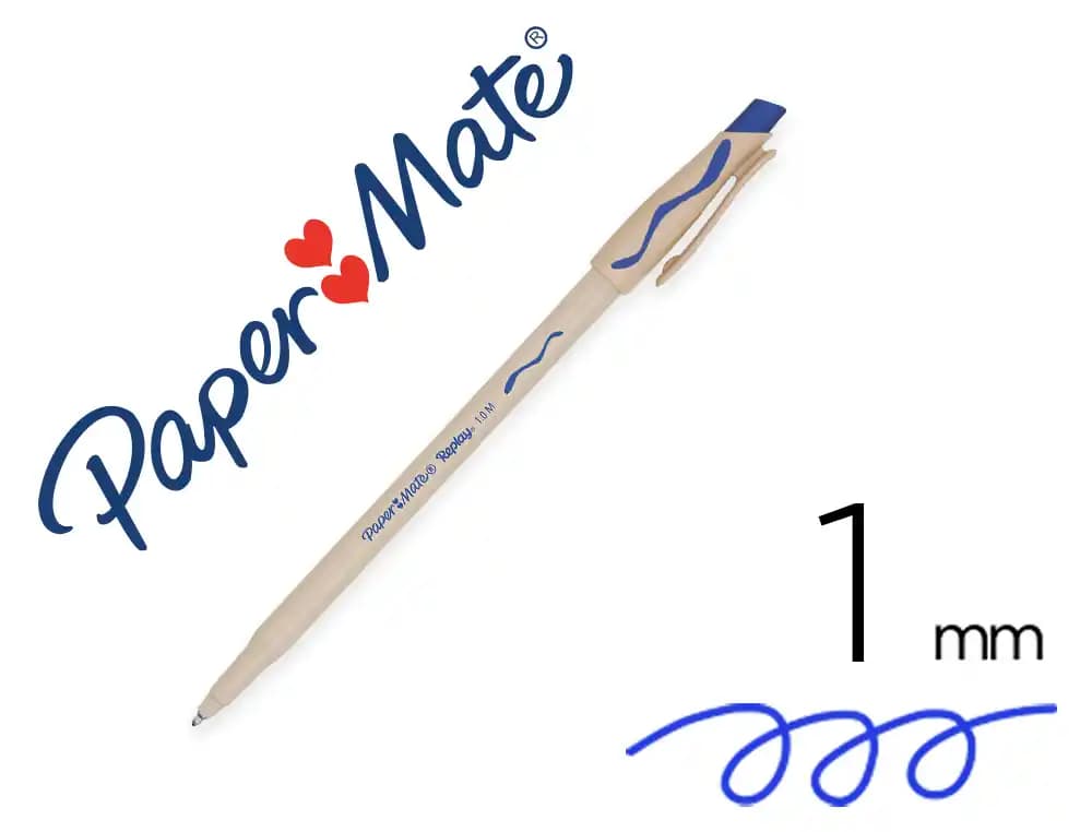 Papermate Boligrafo replay con goma de borrar