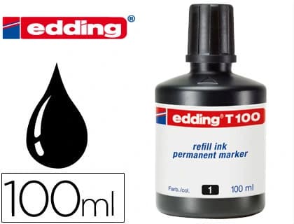 Tinta rotulador edding t-100 bote 100 ml