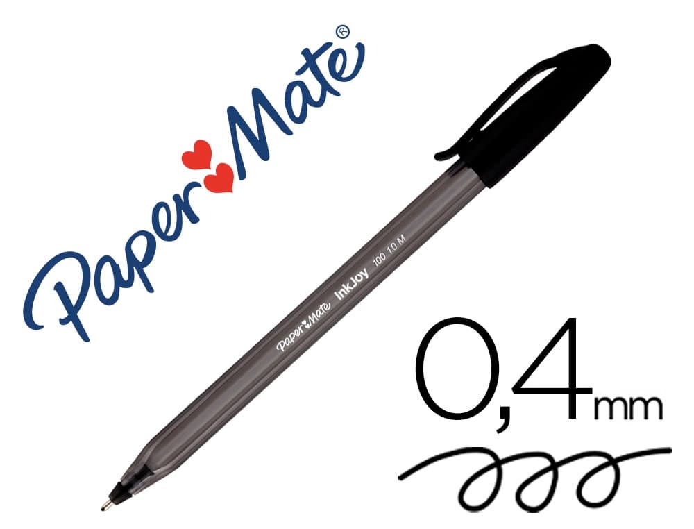 Boligrafo paper mate inkjoy 100 punta media trazo 1mm