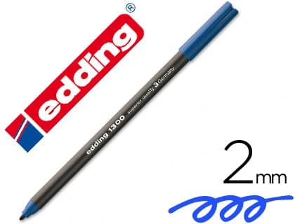 Rotulador edding punta fibra 1300 punta redonda 2 mm