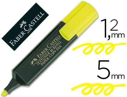 Rotulador faber castell fluorescente textliner 48