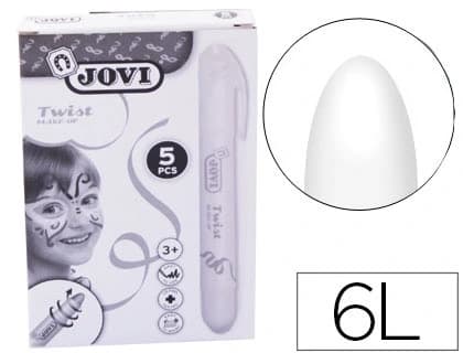 Barra maquillaje jovi caja de 10 colores