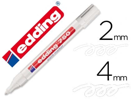 Rotulador edding punta fibra 750 punta redonda 2-4 mm