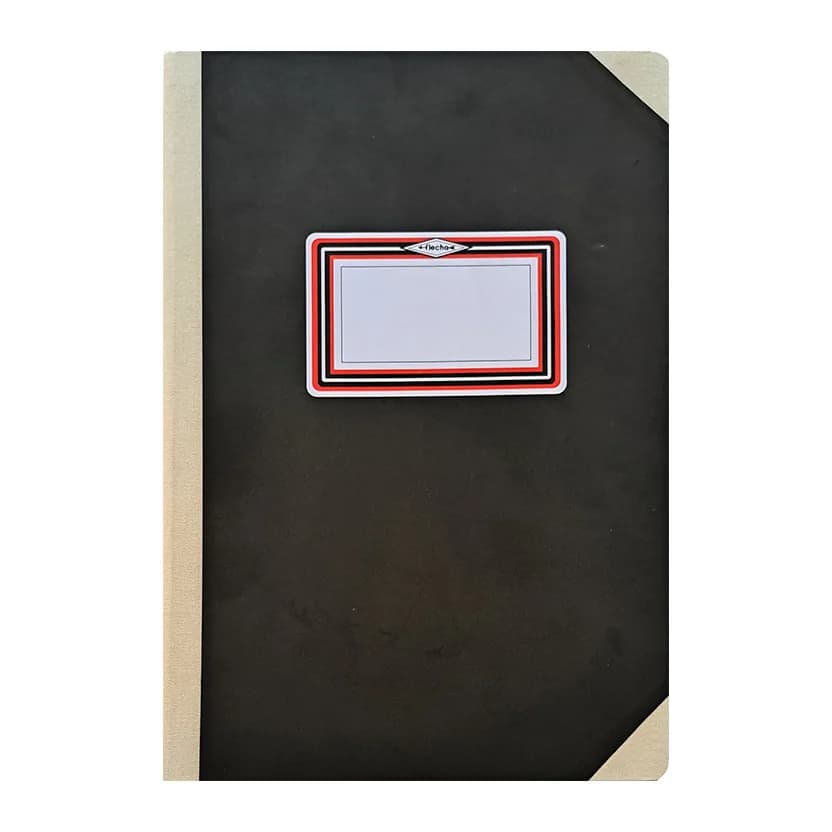 Fernandes Libro cartone cosido fernandes flecha din a4+ rayado horizontal 100 hojas 100 gr negro
