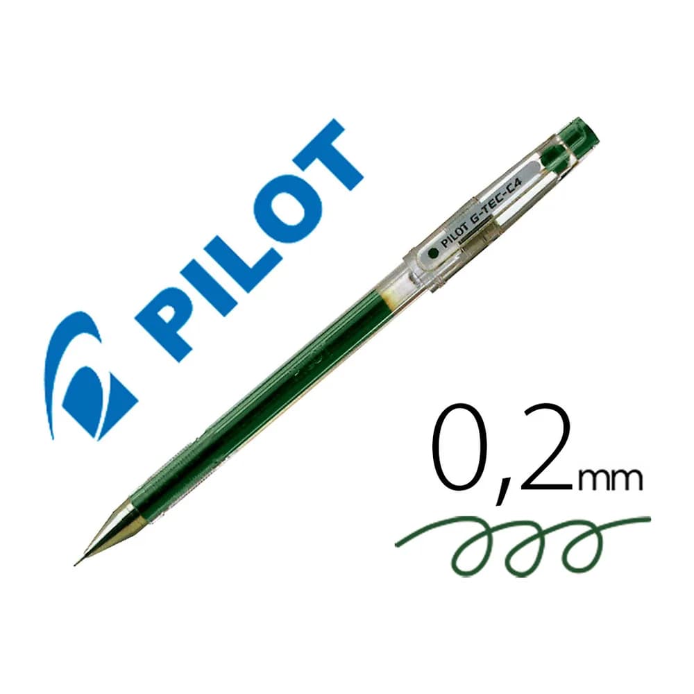 Pilot Boligrafo pilot punta aguja g-tec-c4 verde