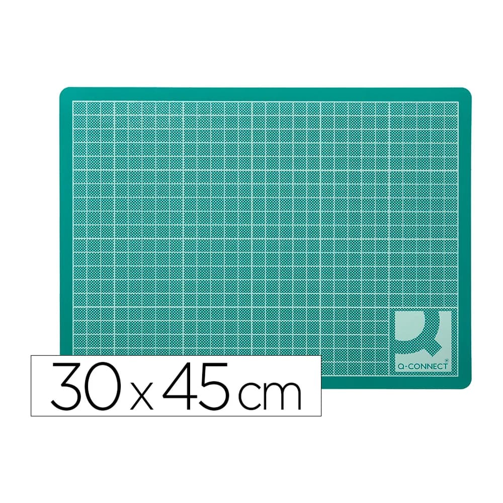 Q-connect Plancha para corte q-connect din a3 3 mm grosor color verde