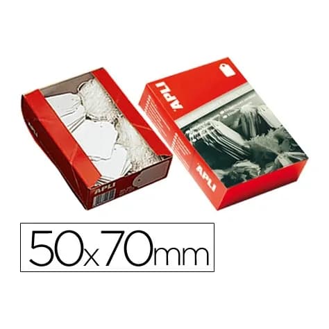 Apli Etiquetas colgantes apli 396 50x70 mm caja de 400 unidades