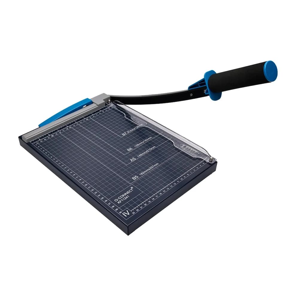 Q-connect Cizalla q-connect metalica de palanca a4 capacidad corte 10 hojas