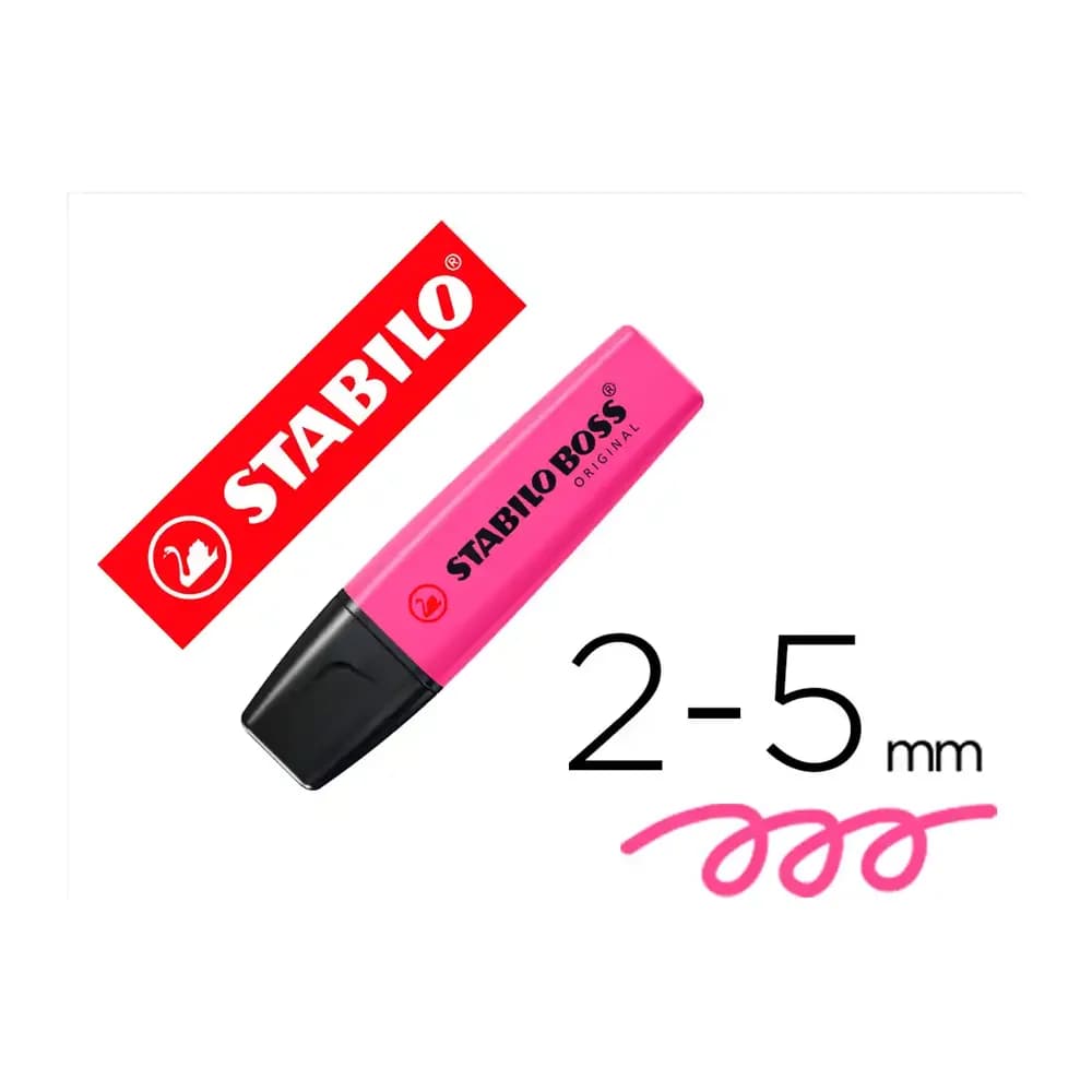 Stabilo Rotulador stabilo boss fluorescente 70 magenta