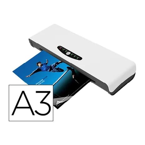 Q-connect Plastificadora q-connect din a3 alto rendimiento frio/ caliente cuatro rodillos hasta 250 mc