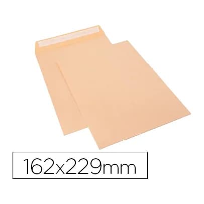 Sam Sobre sam bolsa celulosa chamoix 85 gr tira de silicona 162x229 mm tira silicona caja 250 unidades