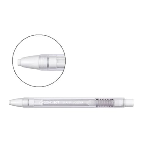Q-connect Portagomas q-connect con clip punta goma blanca redonda color blanco 5x90 mm