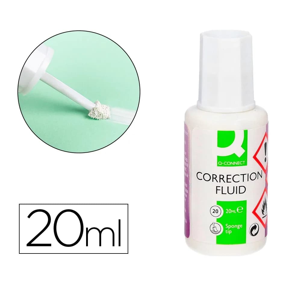 Q-connect Corrector q-connect aplicador espuma bote 20 ml