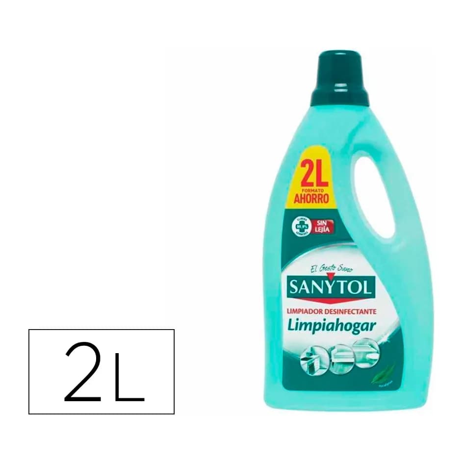 Sanytol Limpiador desinfectante sanytol limpiahogar multisuperficies bote de 2 litros