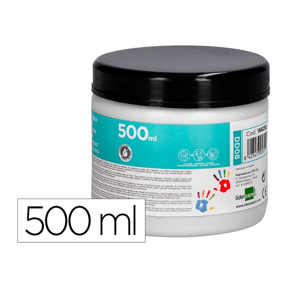 Liderpapel Pintura dedos liderpapel tarrina de 500 ml