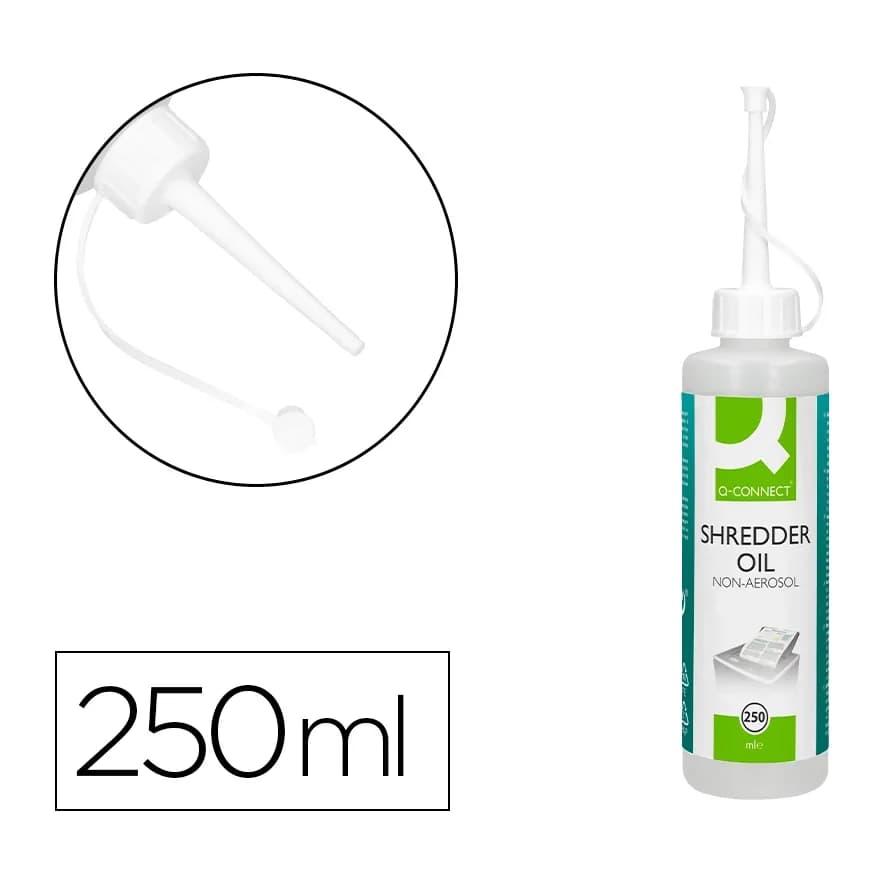 Q-connect Aceite lubricante q-connect para destructora de documentos bote de 250 ml