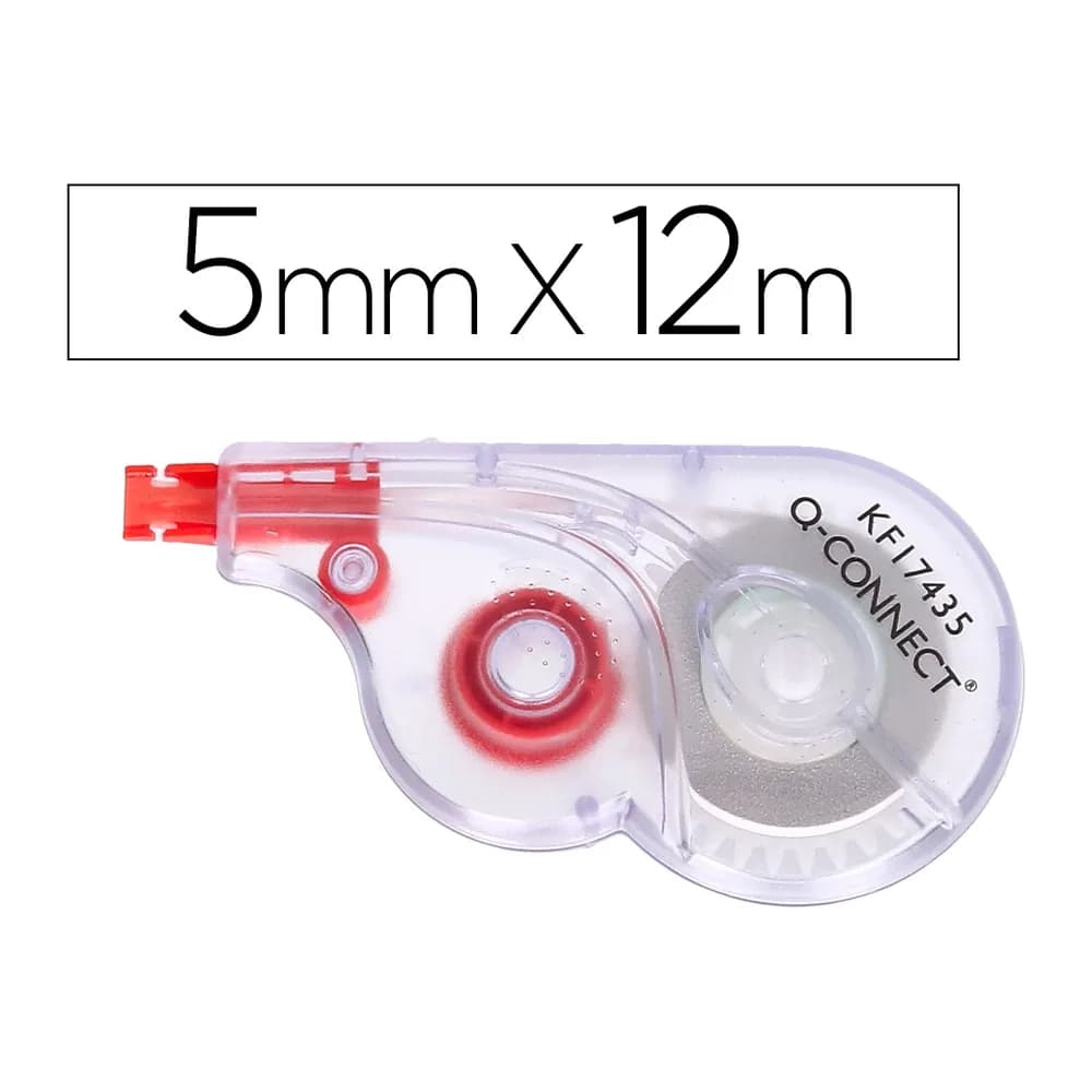 Q-connect Corrector q-connect cinta blanco 5 mm x 12 mt