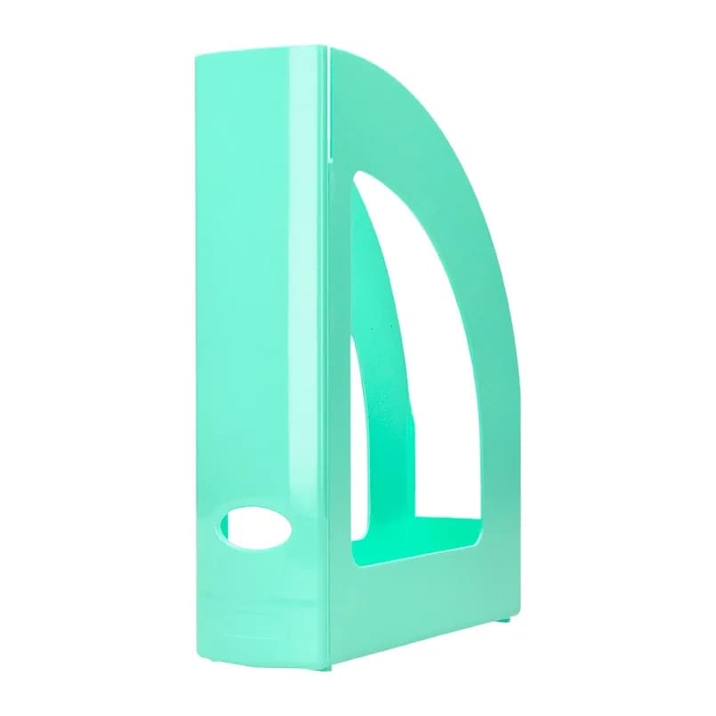 Q-connect Revistero plastico q-connect color menta 320x250x80 mm