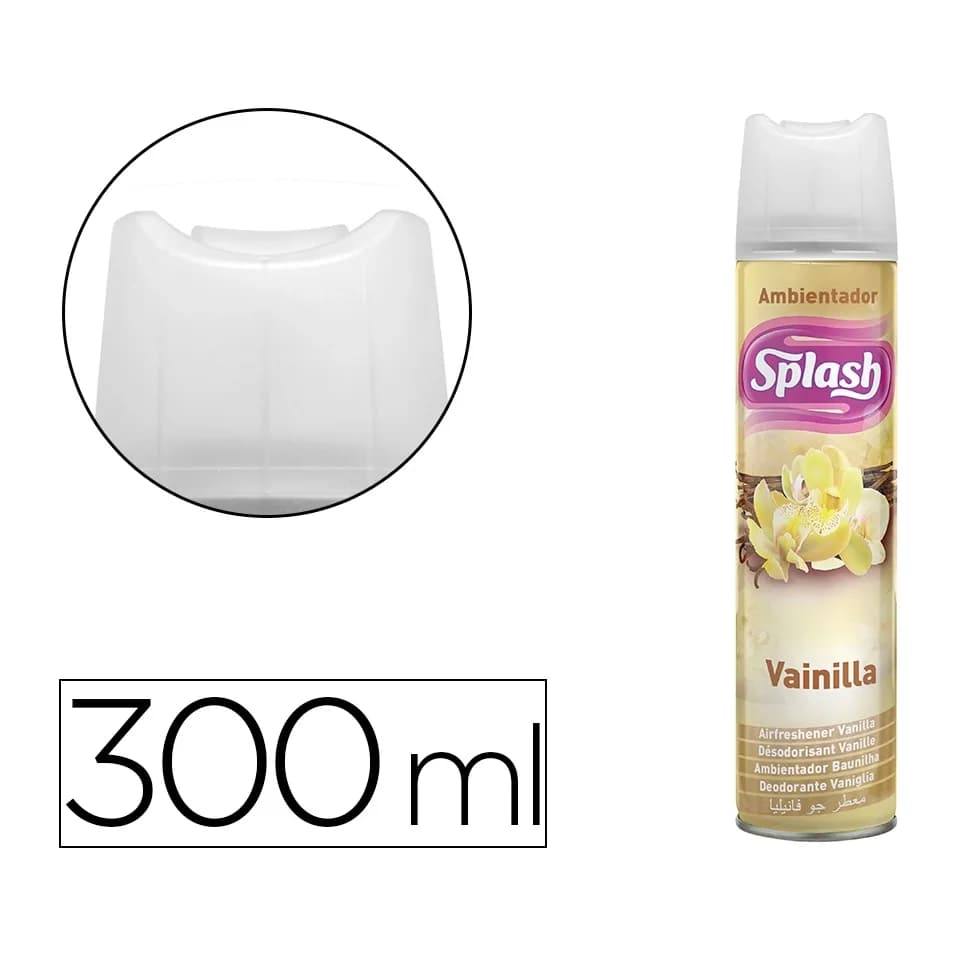 Splash Ambientador spray splash aroma vainilla bote de 300 ml