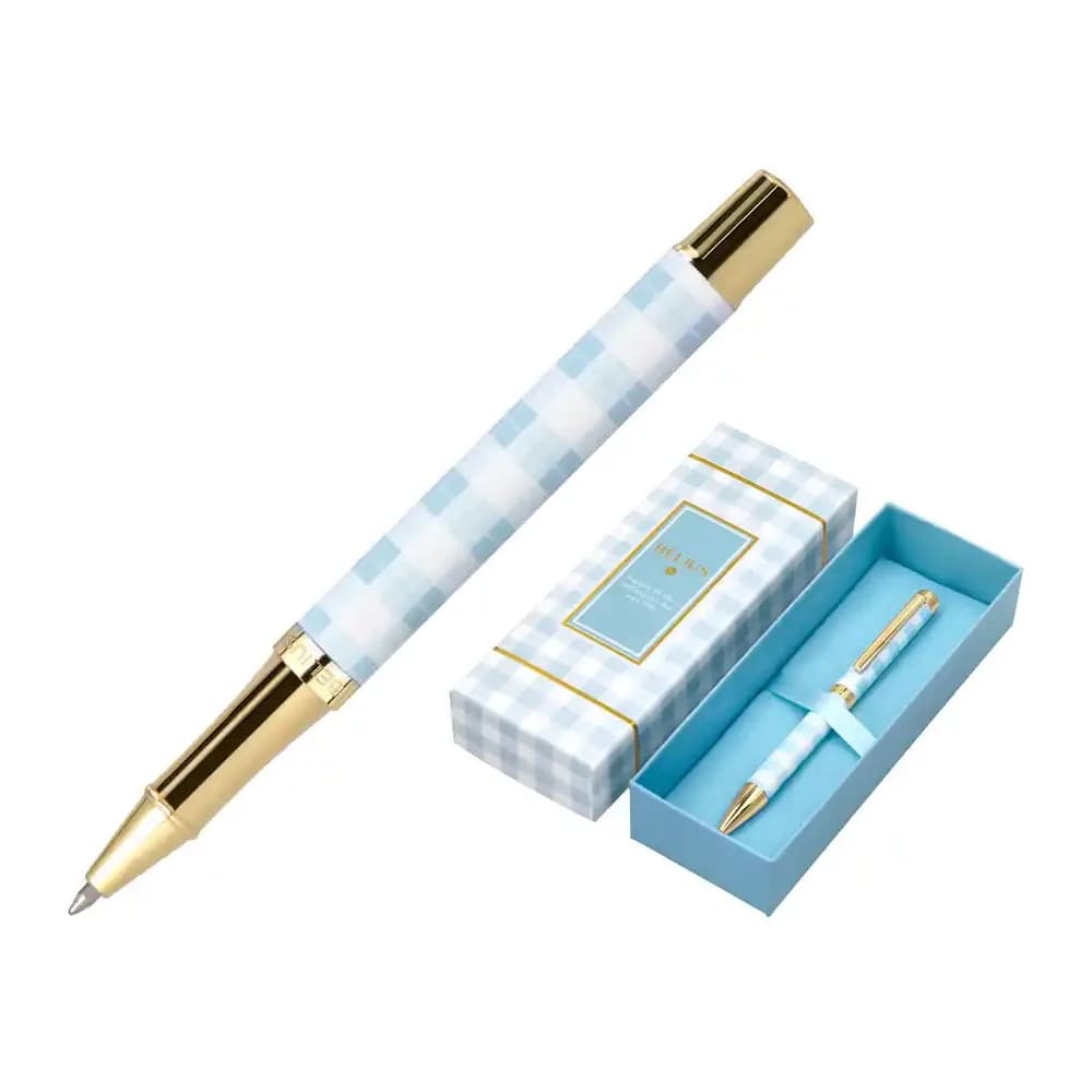 Belius Roller belius perfect picnic day aluminio azul dorado tinta color negro caja de diseño