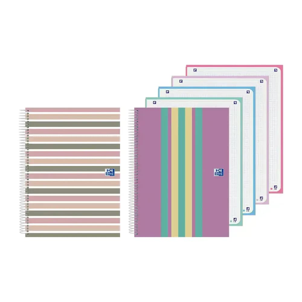 Oxford Cuaderno espiral oxford europeanbook 4 tapa extradura din a5+ 120 hojas cuadro 5 mm
