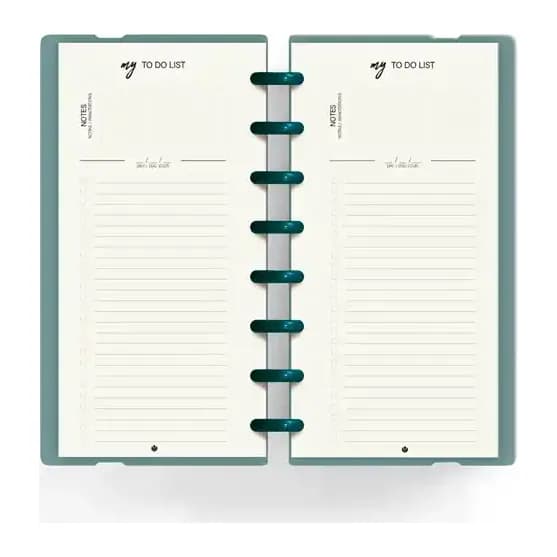 Carchivo Planificador carchivo ingeniox my week check list my week semanal turquesa 105x210 mm