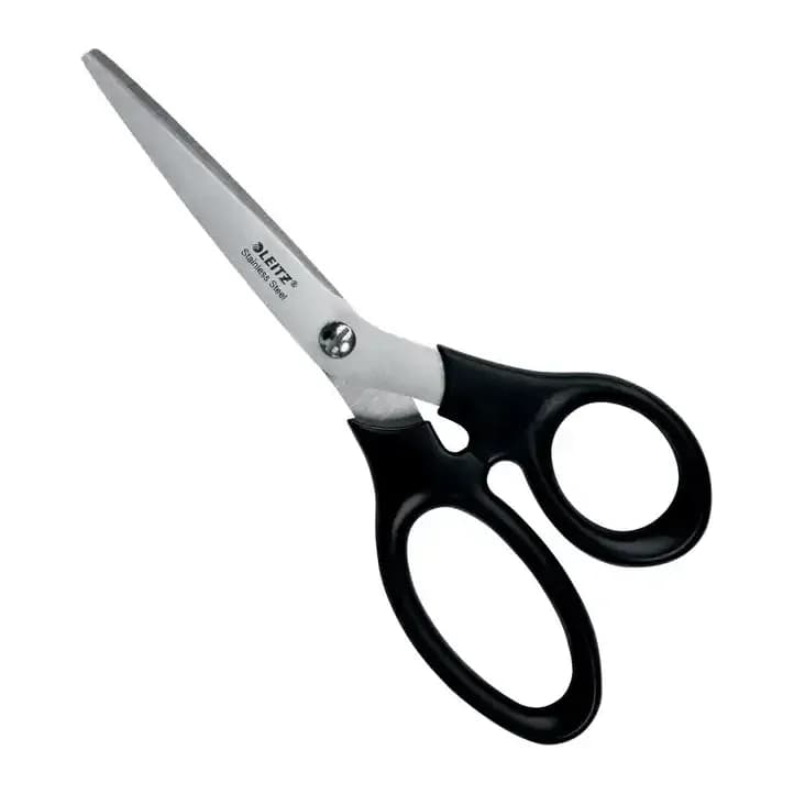 Leitz Tijera oficina leitz acero inoxidable 185 mm color negro