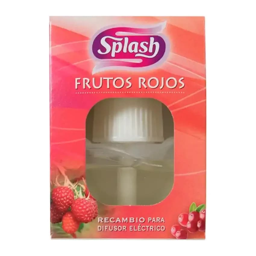 Splash Ambientador electrico splash frutos rojos recambio 25 ml