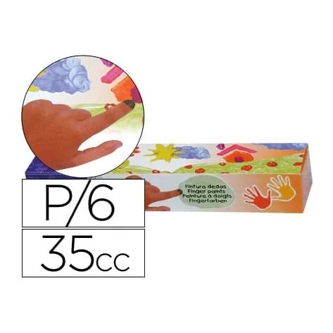 Jovi Pintura a dedos jovi 35 cc 5 colores surtidos