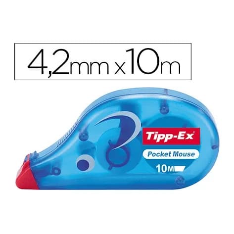 Tipp-ex Corrector tipp-ex cinta pocket mouse 4,2 mm x 10 mt