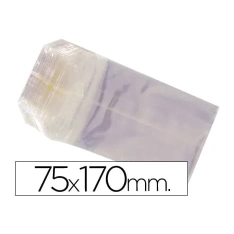 Blanca Bolsa celofan 75x170 mm paquete 100 unidades
