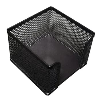 Q-connect Soporte taco de papel q-connect metalico rejilla 95x95x80 mm